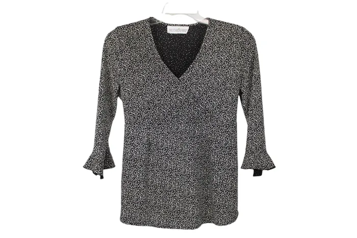 Rings Motherhood Motherhood Maternity Black Blouse S