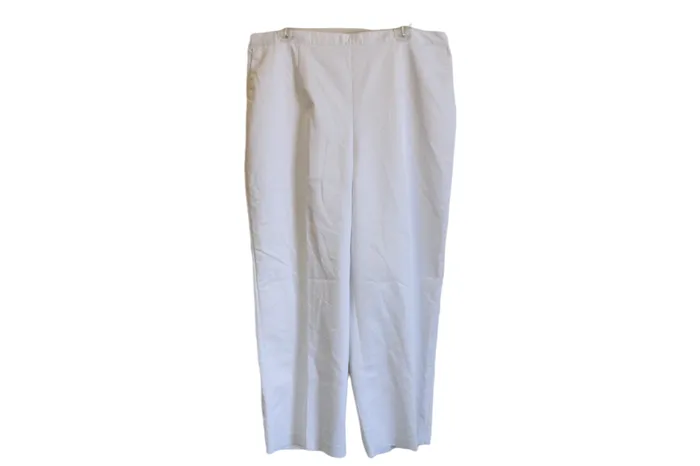 Rings NEW Alfred Dunner White Pant 18 Alfred Dunner