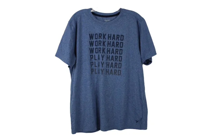 Rings Old Navy Old Navy GoDry Active work Hard Blue Tee L