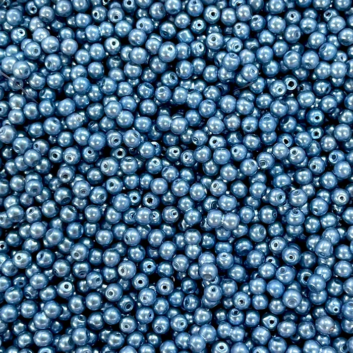 Rings Peppy Beads Glass Pearl Beads 4mm 100 gr Approx 920 BeadsBlue Color Blue Glass Pearl Rings Peppy Beads Glass Pearl Beads 4mm 100 gr Approx 920 BeadsBlue Color Blue Glass Pearl
