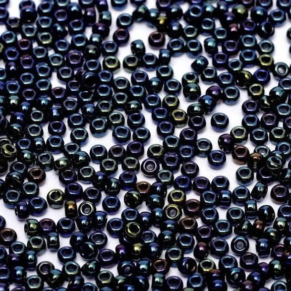 Rings Peppy Beads Miyuki Seed Beads 1500452 Metallic DkBlue Iris 10 Gr