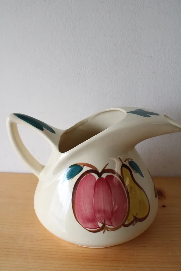 Rings Purinton Pottery Hand Painted Fruit Design Ceramic Pitcher Purinton Pottery Rings Purinton Pottery Hand Painted Fruit Design Ceramic Pitcher Purinton Pottery