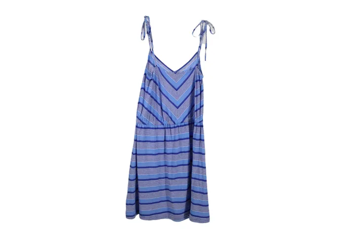 Rings Rubbish Rubbish Blue Striped Dress M