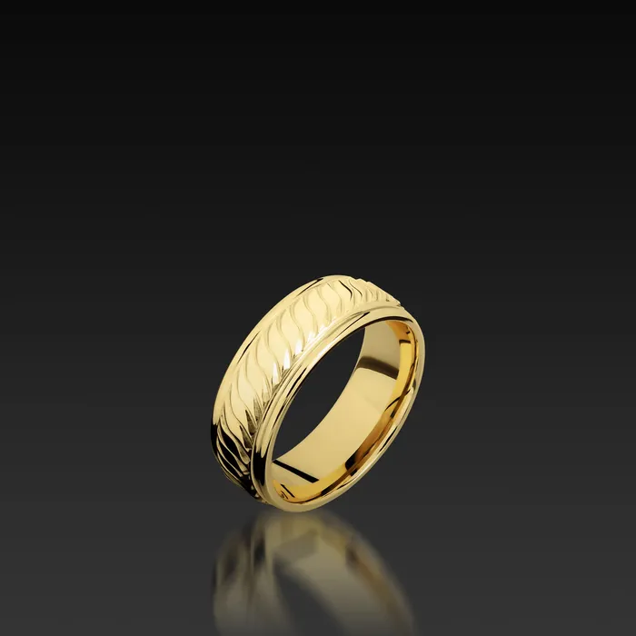 Rings Shop John Atencio Yellow Gold Band