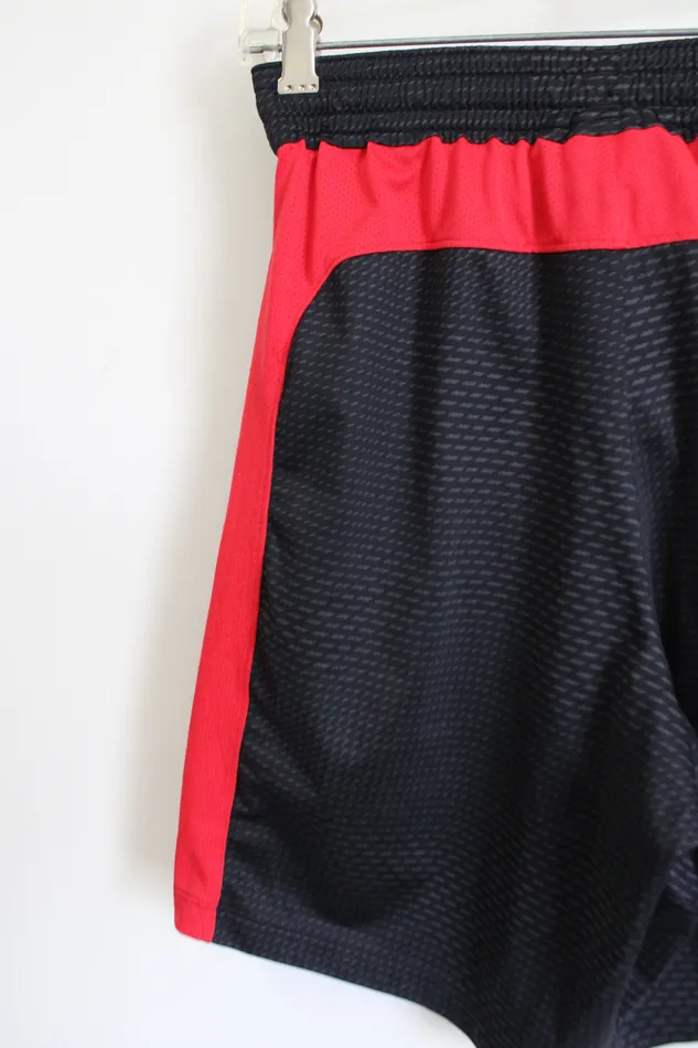 Rings Under Armour Under Armour Black Red Athletic Shorts S