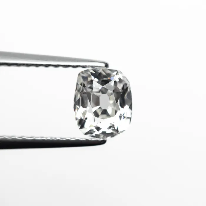 Rings White Antique Old Mine Cut Diamond 106ct Cushion Misfit Diamonds