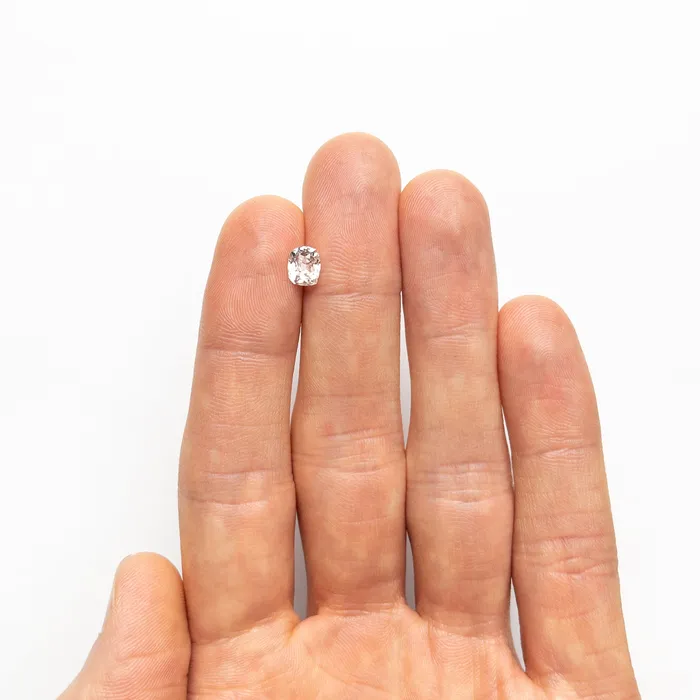 Rings White Antique Old Mine Cut Diamond 106ct Cushion Misfit Diamonds