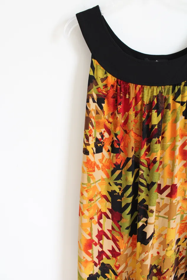 Ronni Nicole Earrings Ronni Nicole Yellow Patterned Houndstooth Dress 10