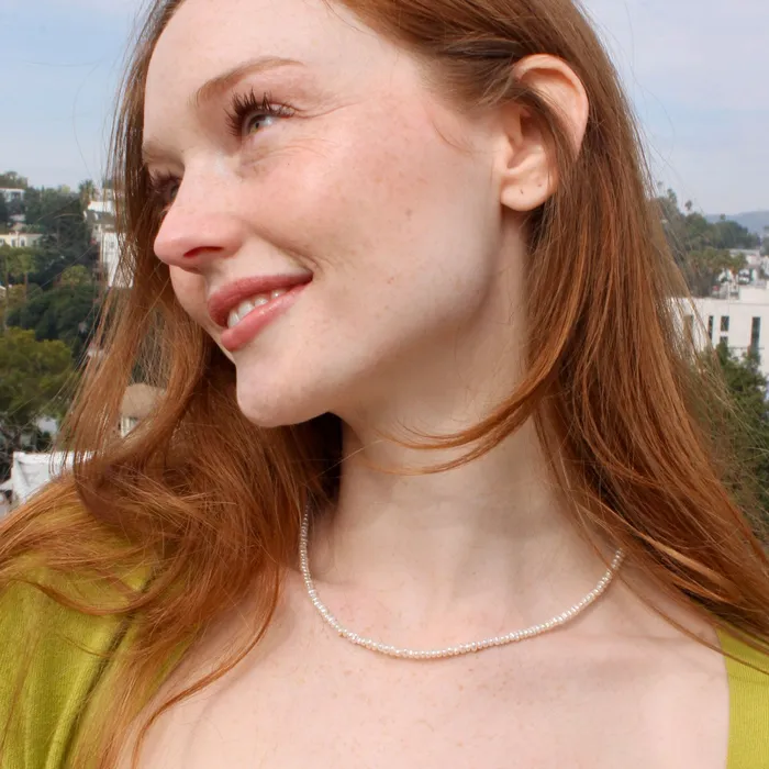 Seed Pearl Necklace Kris Nations Necklaces
