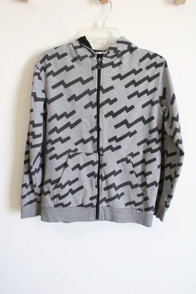Shaun White Rings Shaun White Gray Black Patterned Jacket Youth L 14