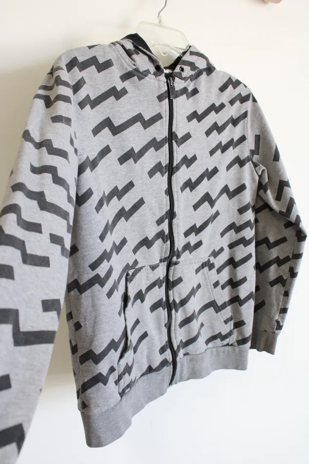 Shaun White Rings Shaun White Gray Black Patterned Jacket Youth L 14