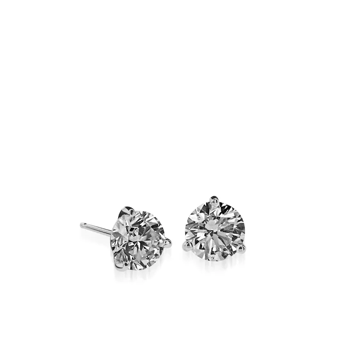 Shop John Atencio Earrings Natural Diamond Studs 30200 Total Carat Weight
