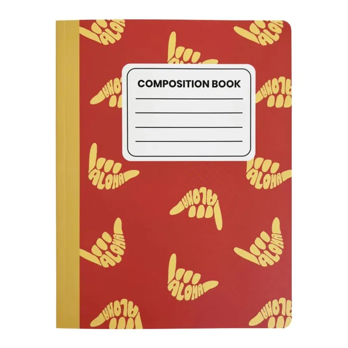 SOHADESIGNS Earrings SoHa Living Aloha Shaka Keiki Composition Book