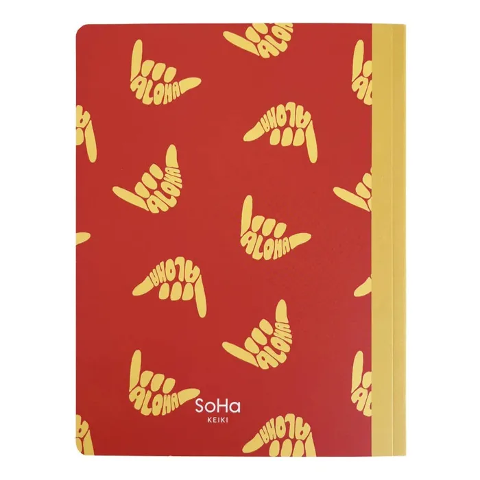 SOHADESIGNS Earrings SoHa Living Aloha Shaka Keiki Composition Book