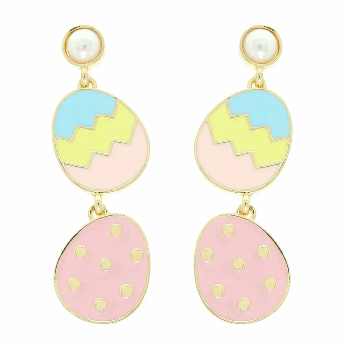 Something Special LA Earrings EASTER EGG ENAMEL COATED DANGLE EARRINGS Something Special LA Earrings EASTER EGG ENAMEL COATED DANGLE EARRINGS