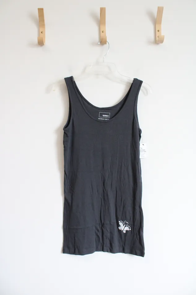 Sonoma NEW Sonoma Gray Everyday Tunic Tank M Earrings