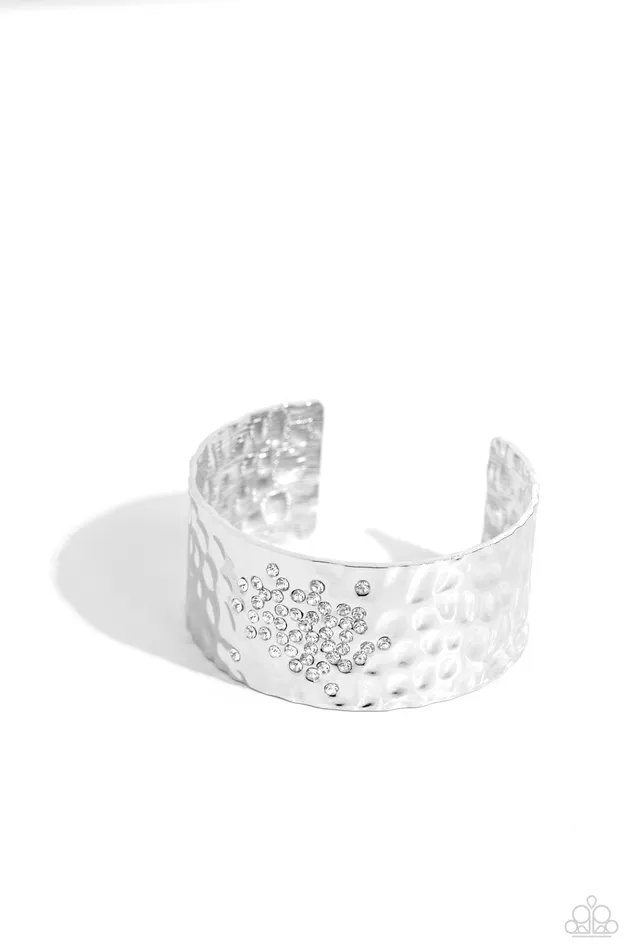 Speckled Sparkle White Paparazzi Accessories Rings