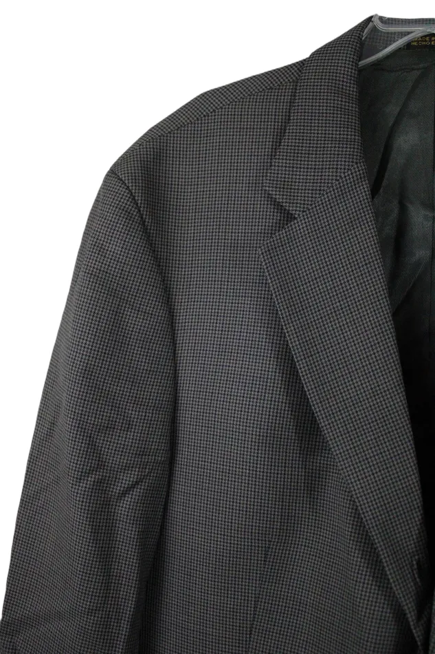 Stafford Houndstooth Blazer 44L Stafford Earrings