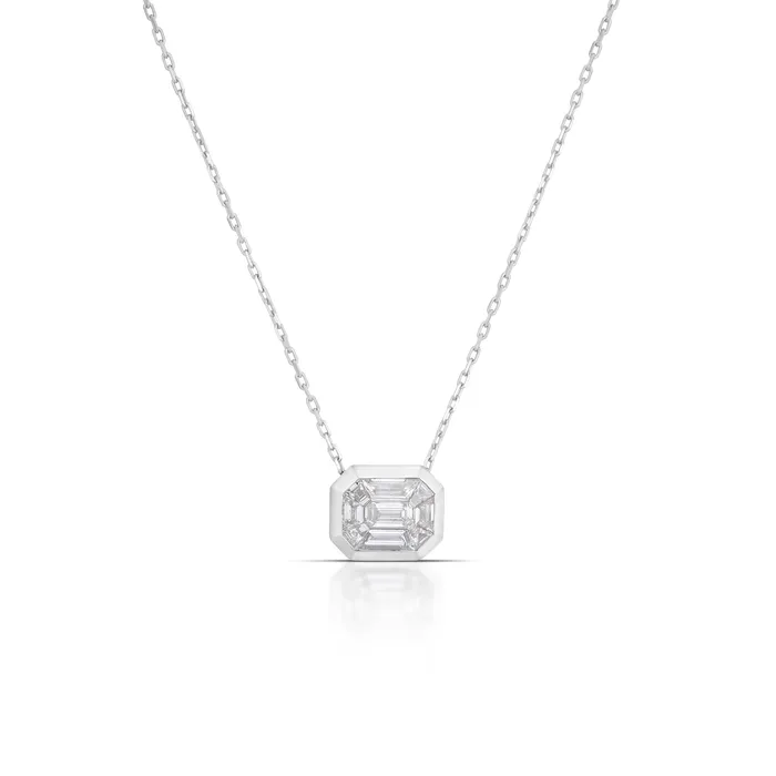 Stephen Silver Fine Jewelry Necklaces 064 Carat Diamond Cluster Necklace