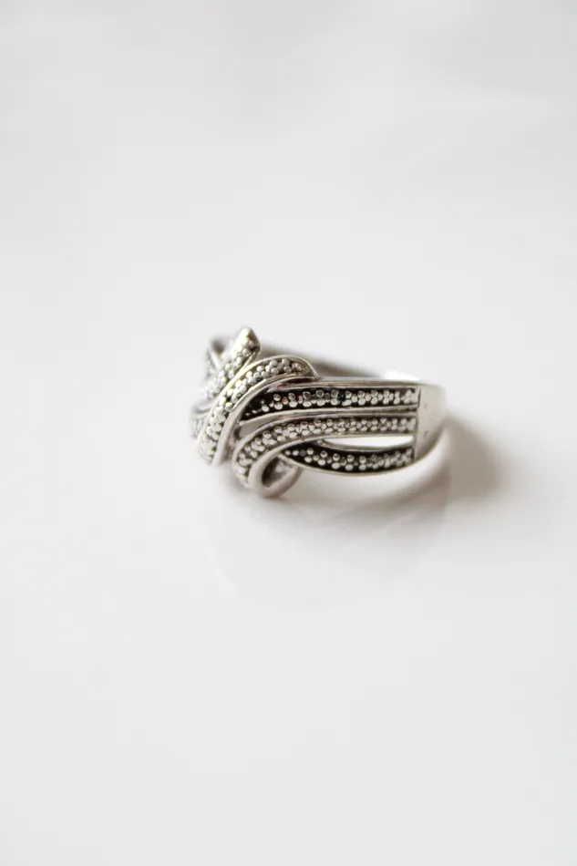 Sterling Silver Knot Ring Size 65 Jubilee Thrift Rings