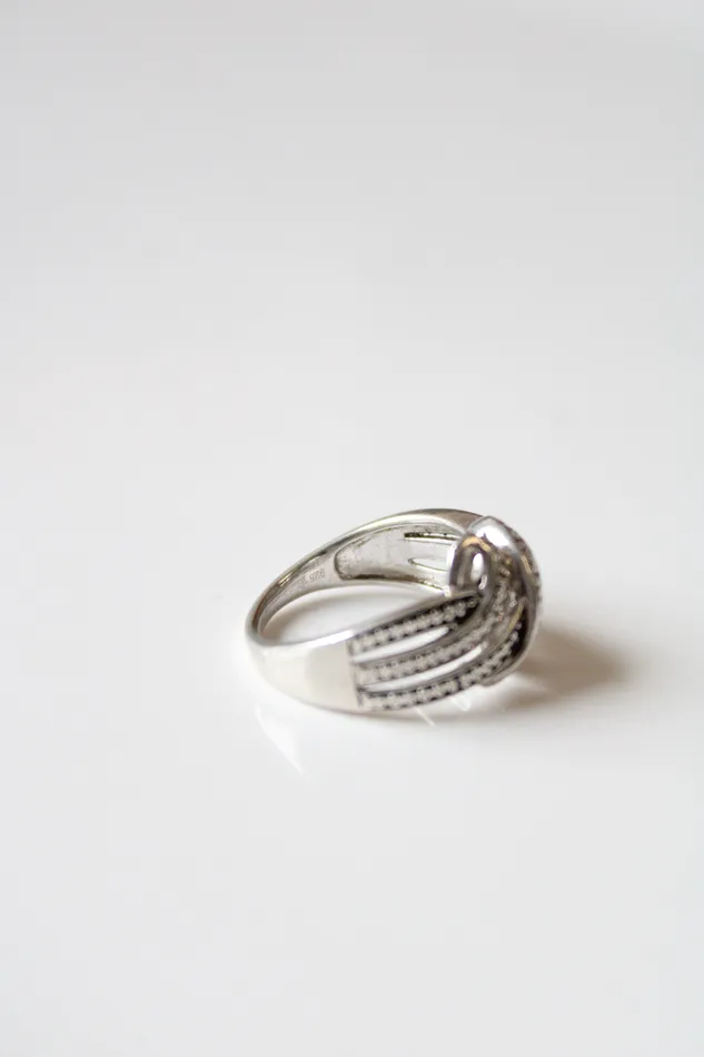 Sterling Silver Knot Ring Size 65 Jubilee Thrift Rings
