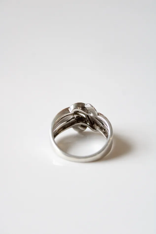 Sterling Silver Knot Ring Size 65 Jubilee Thrift Rings