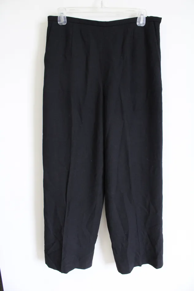 Talbots Black Wool Pants 10 Talbots Rings