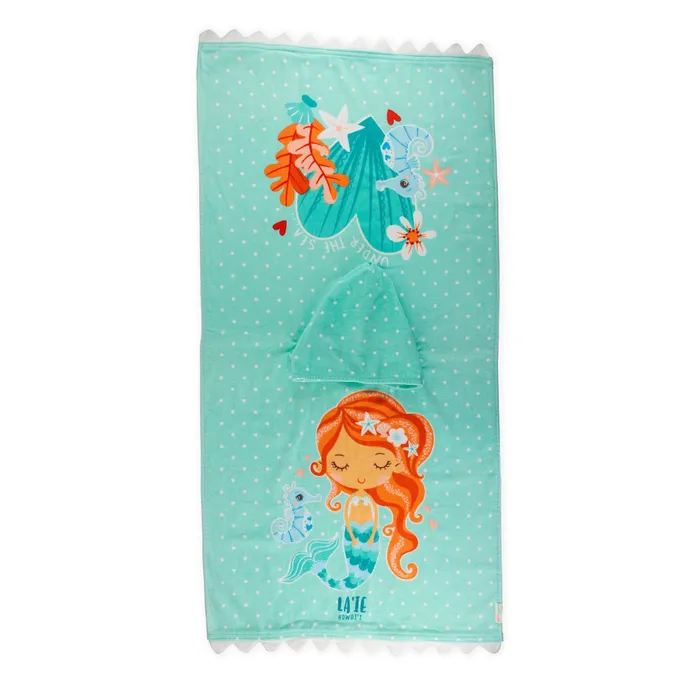 TANKSTREAM Earrings Earth Nymph Under the Sea Mermaid Towel Cape Aqua