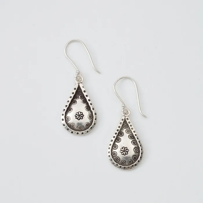 Teardrop Flower Earrings DC Earrings