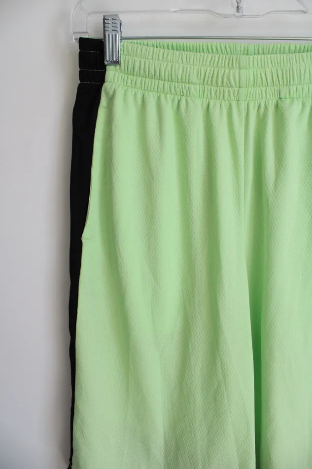Tek Gear Necklaces Tek Gear Light Green Black Athletic Shorts S