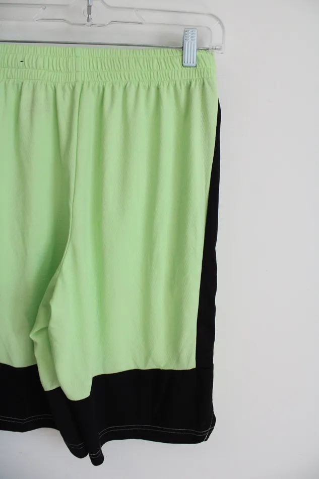 Tek Gear Necklaces Tek Gear Light Green Black Athletic Shorts S