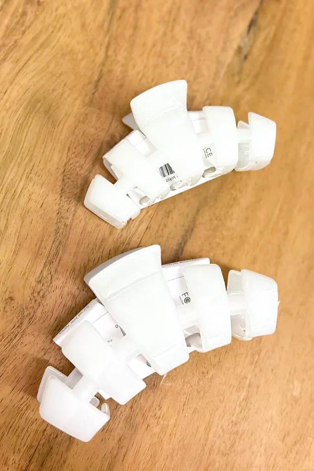 Teleties Faire Rings Teleties Medium Hair Clip Coconut White