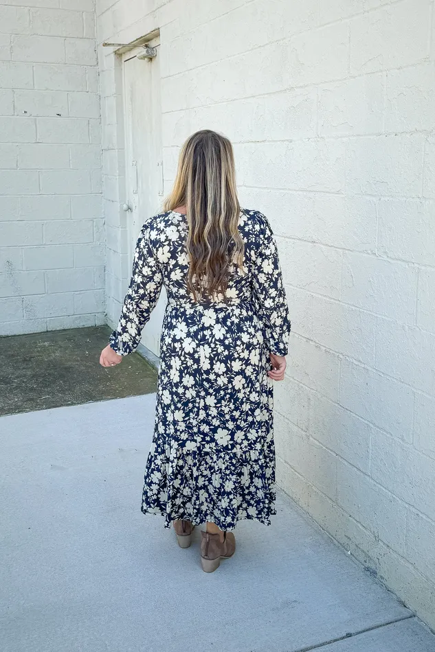 Thats How Love Goes Floral Midi Dress Haptics Rings