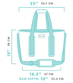 The Chandelier Rose Boutique Earrings SWIG LIFE DREAMSICLE BIGGI TOTE BAG