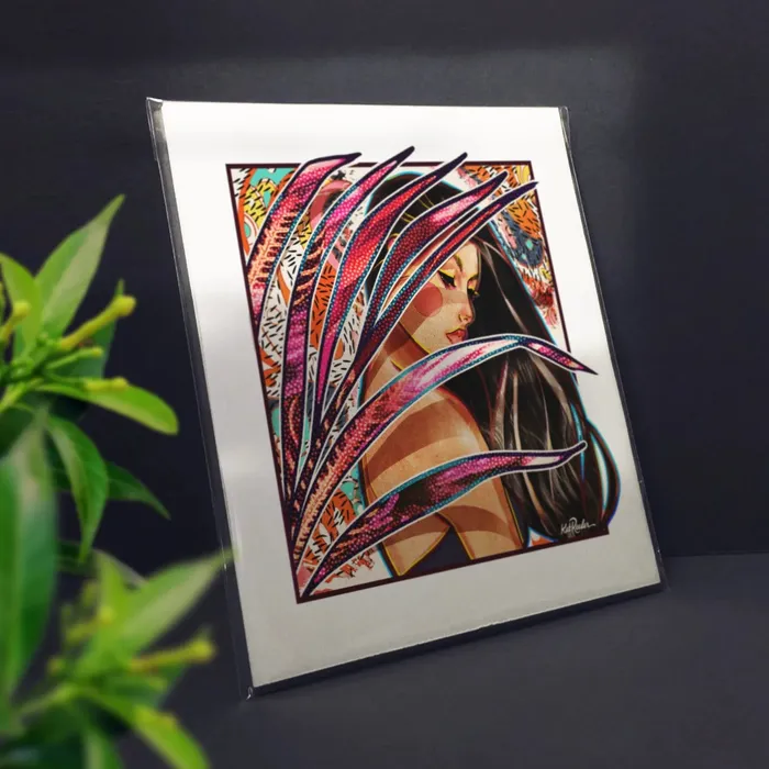Thought Of You Matted Print 12 x 12 KATREEDER Necklaces