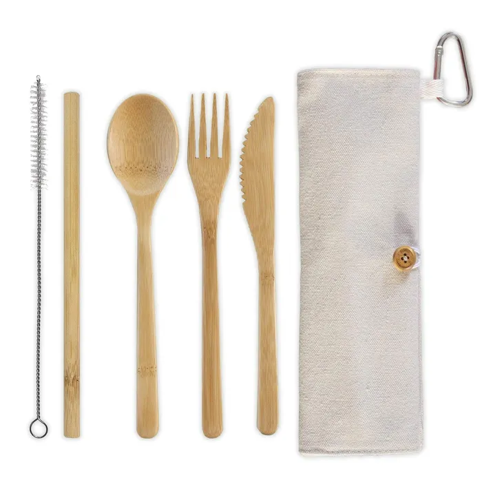 Totally Bamboo Take Along Reusable Bamboo Utensil Set TOTALLYBAMBOO Earrings