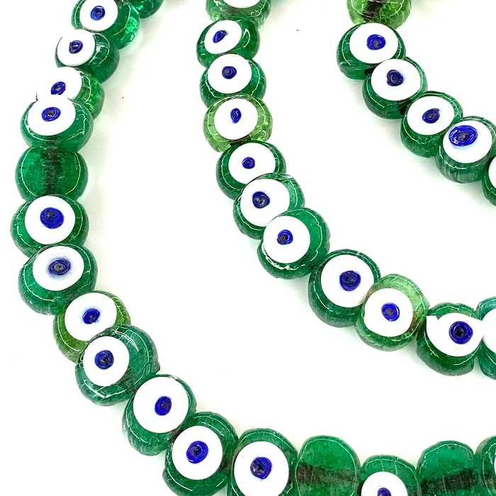 Traditional Turkish Artisan Handmade Glass Evil Eye Beads 5 Beads Per Pack Peppy Beads Necklaces Traditional Turkish Artisan Handmade Glass Evil Eye Beads 5 Beads Per Pack Peppy Beads Necklaces