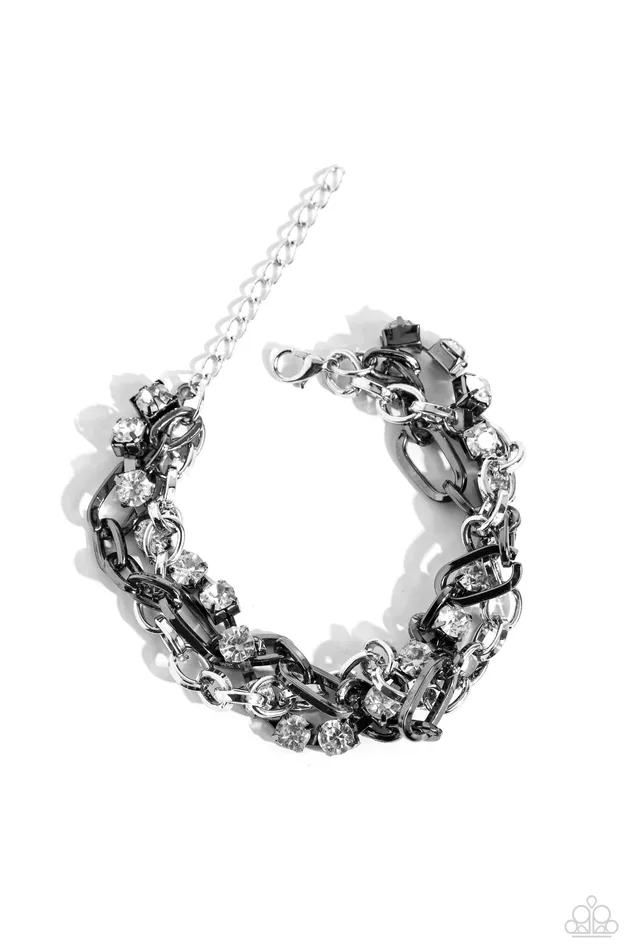 TwoTone Taste Silver Paparazzi Accessories Rings