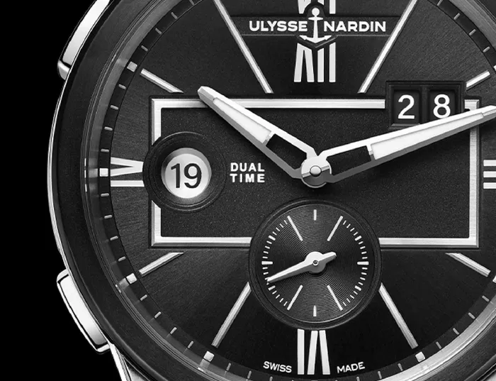 Ulysse Nardin Blast Dual Time 42mm Stainless Steel Watch Ulysse Nardin Earrings