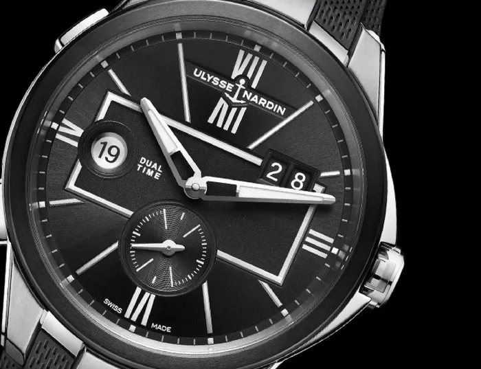 Ulysse Nardin Blast Dual Time 42mm Stainless Steel Watch Ulysse Nardin Earrings