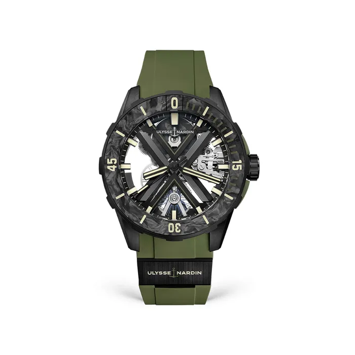 Ulysse Nardin Diver X Skeleton OPS 44mm Titanium Watch Ulysse Nardin Earrings Ulysse Nardin Diver X Skeleton OPS 44mm Titanium Watch Ulysse Nardin Earrings