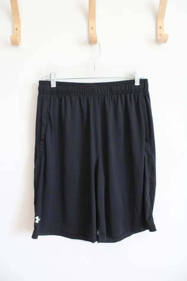Under Armour Black Athletic Shorts L Under Armour Rings