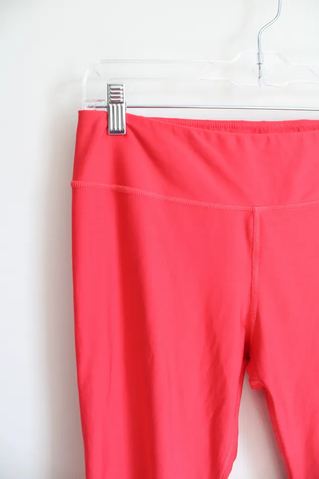 Under Armour Earrings Under Armour Red Orange Athletic Capri Leggings M
