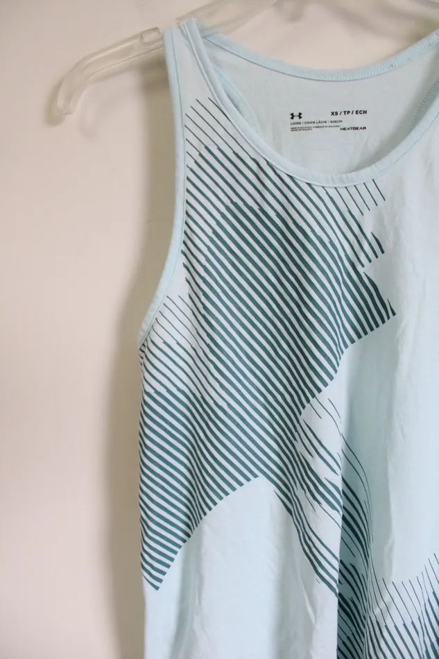 Under Armour Loose Fit Blue Tank XS Under Armour Rings