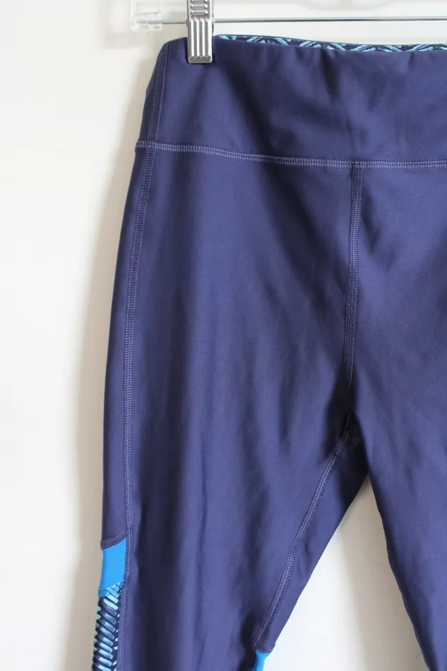 Under Armour Rings Under Armour Compression Blue Capri Legging M