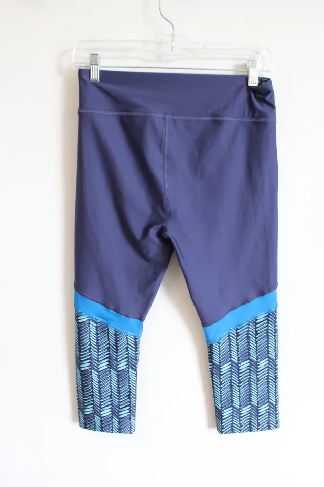 Under Armour Rings Under Armour Compression Blue Capri Legging M