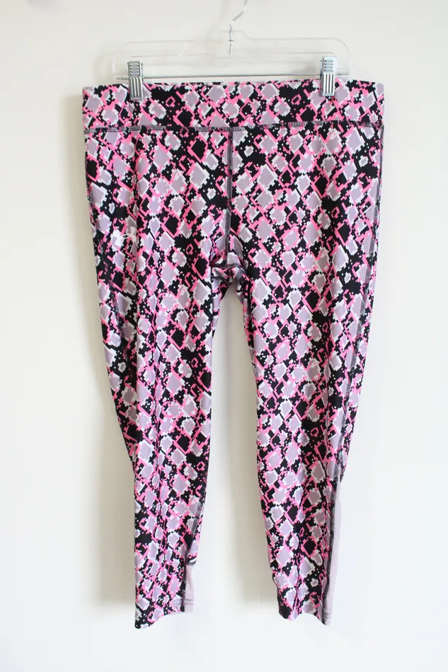 Under Armour Rings Under Armour Pink Black Patterned Leggings Youth XL 1820