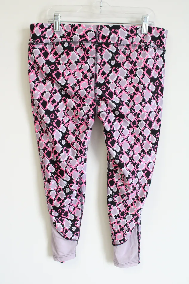 Under Armour Rings Under Armour Pink Black Patterned Leggings Youth XL 1820