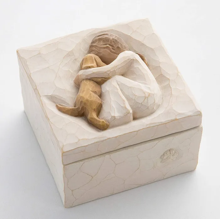 Valentines Day Decorations My Beloved Dog Keepsake Decorative Box Portraits by NC Necklaces
