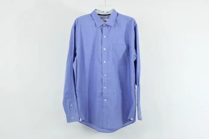 Van Heusen Classic Fit Blue Button Down Shirt L Van Heusen Rings